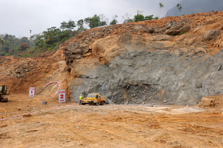 Wayanad tunnel first blasting at Marippuzha on March 6 2026