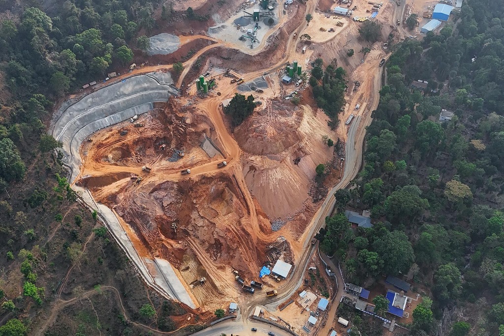 Wayanad tunnel construction progress at Meppadi side April 2026