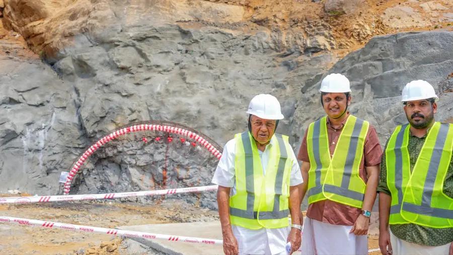 Wayanad tunnel project first blasting day